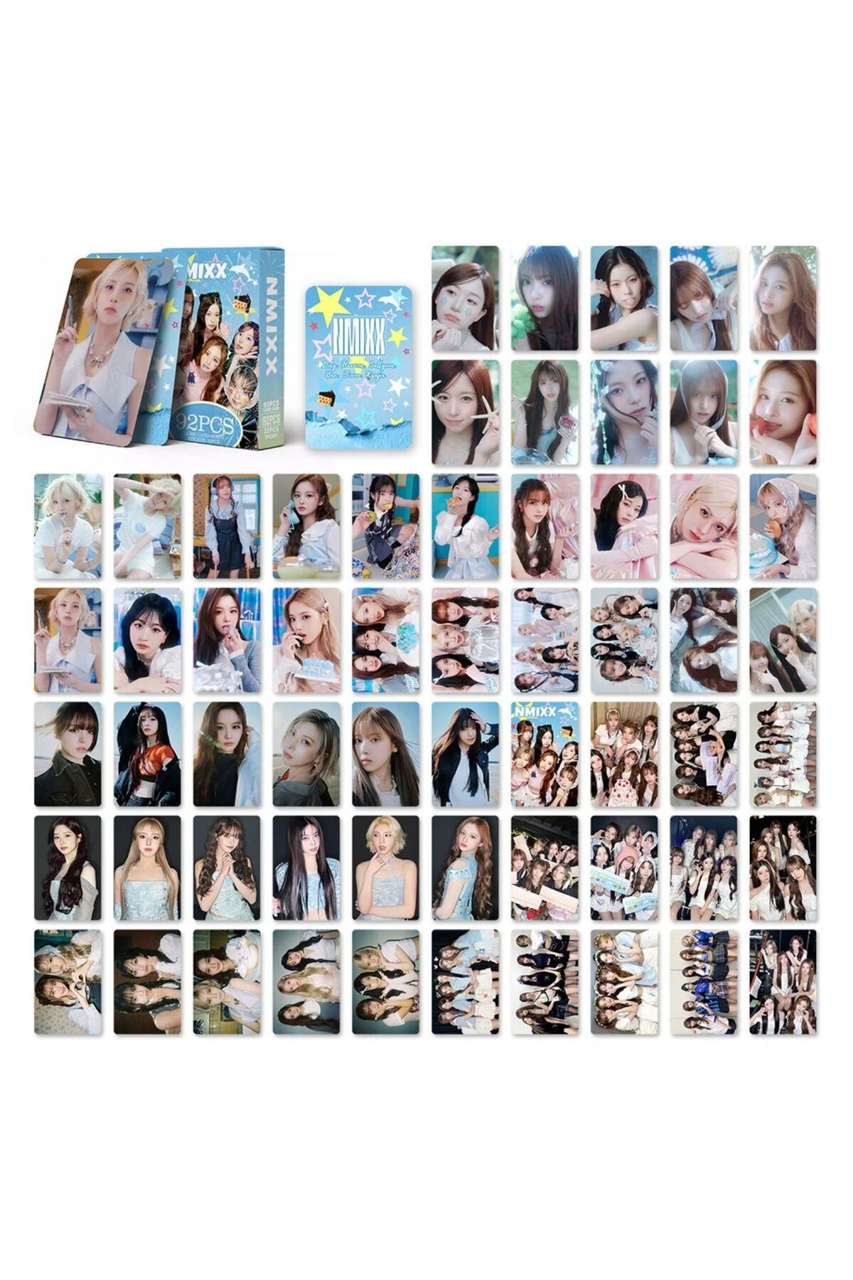 Kpop Dünyasi NMIXX Çift Yön Baskılı Lomo Card Seti (60 Pcs