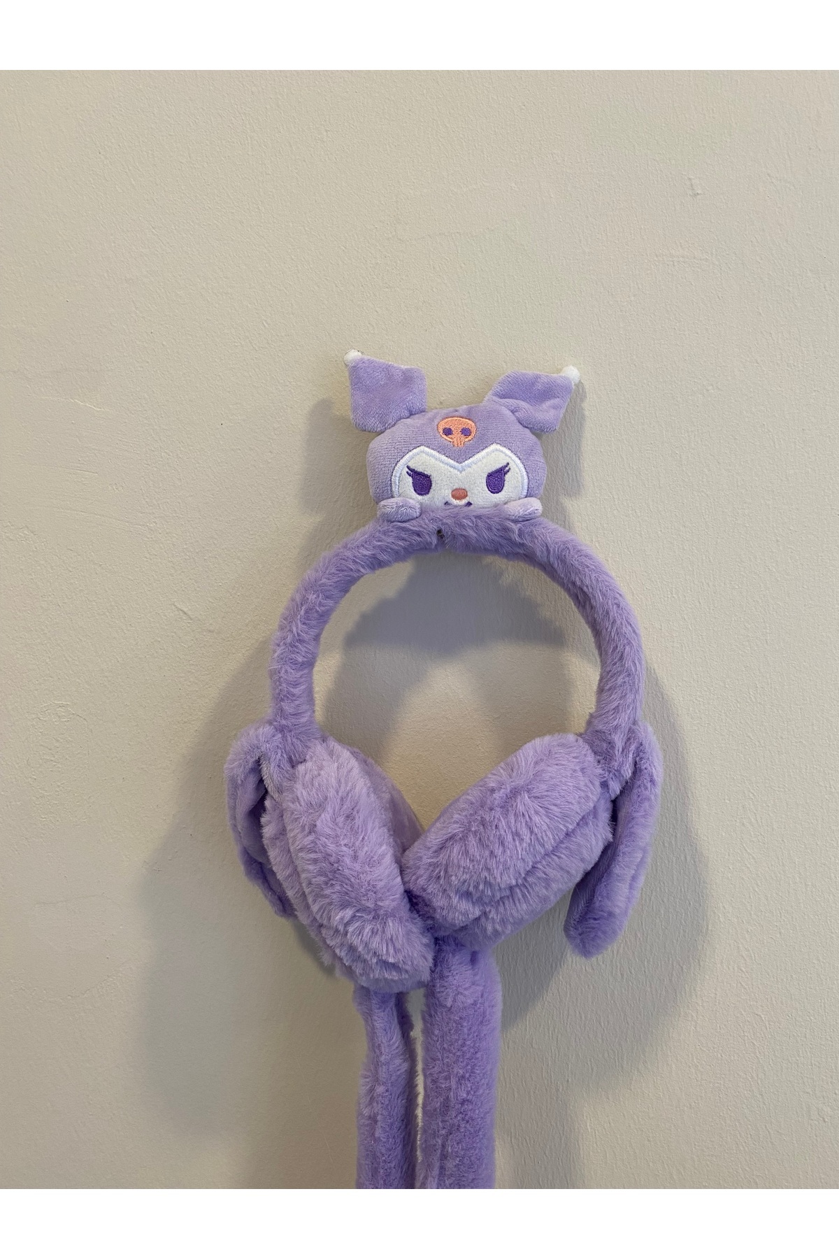 Mixshop Online Kuromi Figürlü Hareketli Peluş Kulaklık