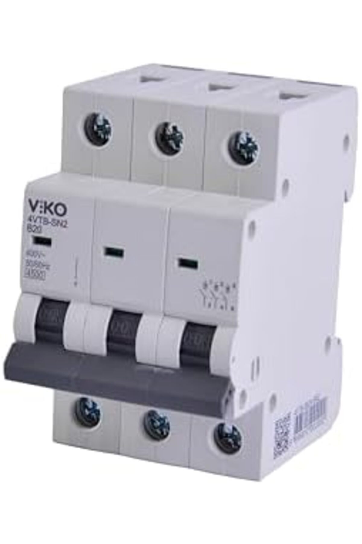 BRF NwoTeknoloji 4VTB-3B20 Otomatik Sigorta 4,5kA B Tipi 3 Kutup 20A 1205362