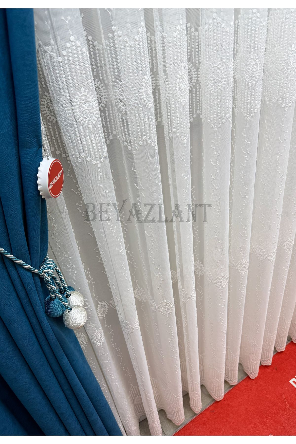 623 AYNALI BRODE HER ODAYA UYGUN GRAMAJLI 1E 2 SIKI PİLELİ TÜL PERDE ÜTÜ İSTEMEZ En Çok Satılan