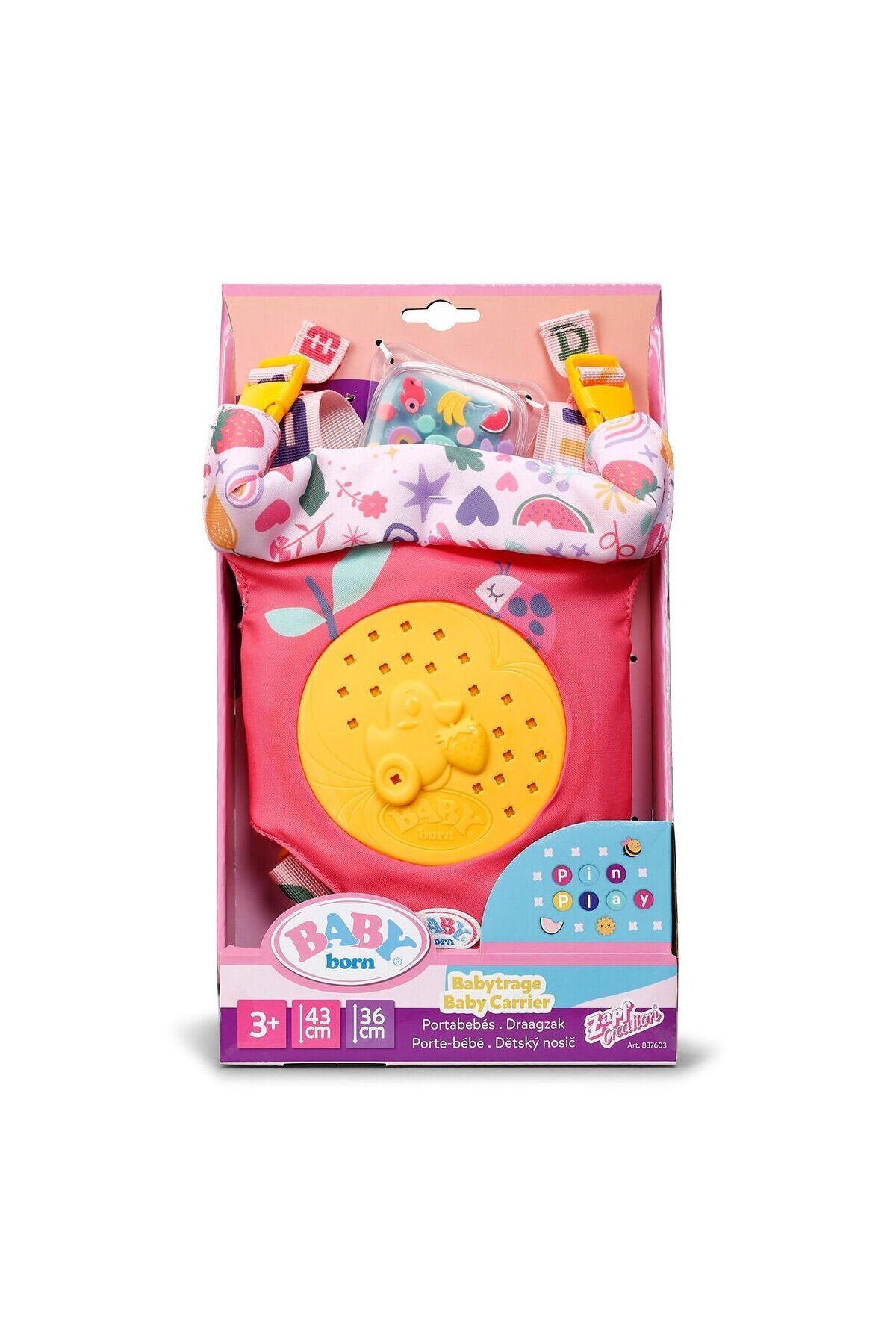 SAZE 837603 Baby Born Bebek Kanguru Taşıma Aksesuarı fotoğrafı 7 (önizleme)