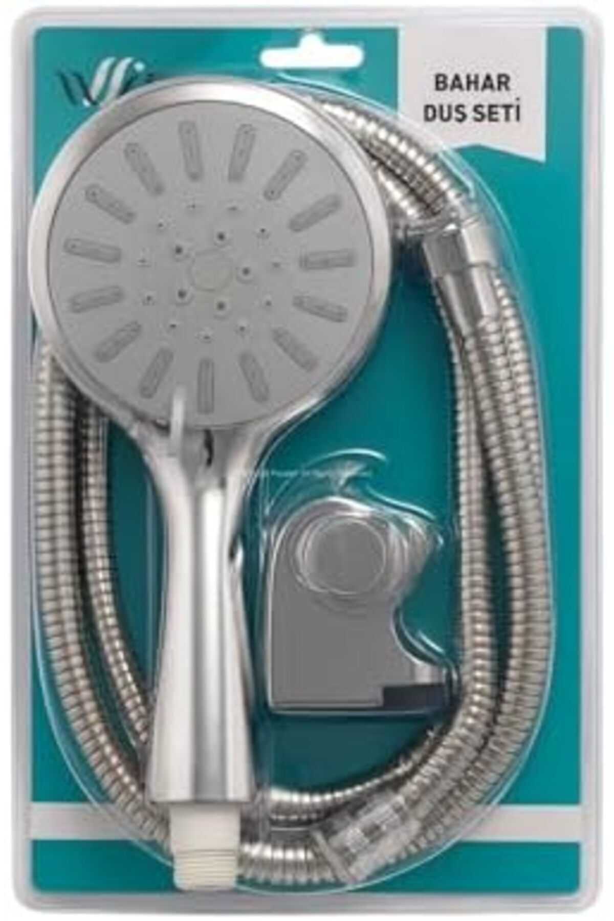 BRF FreedomStoree Duş Seti, 3 Fonksiyonlu Akış, 150 cm Krom Spiral Hortum, Kirece, Bükülmeye ve Yüksek B