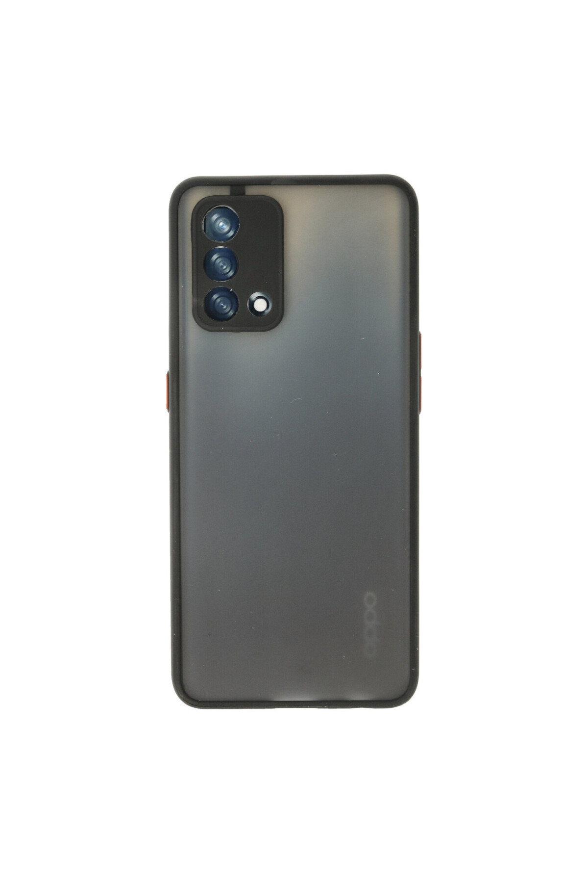 Oppo A74 4G İçin Uyumlu Buzlu Tasarım Renkli Tuş Mat Tasarım Sararmaz Kılıf
