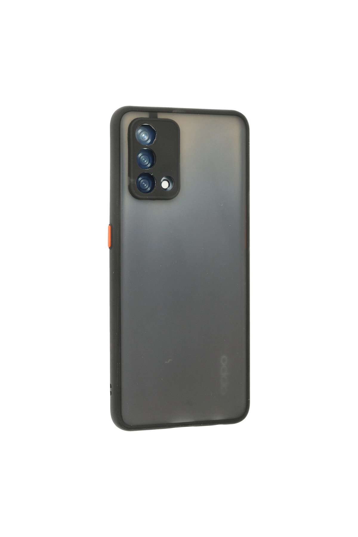 Oppo A74 4G İçin Uyumlu Buzlu Tasarım Renkli Tuş Mat Tasarım Sararmaz Kılıf