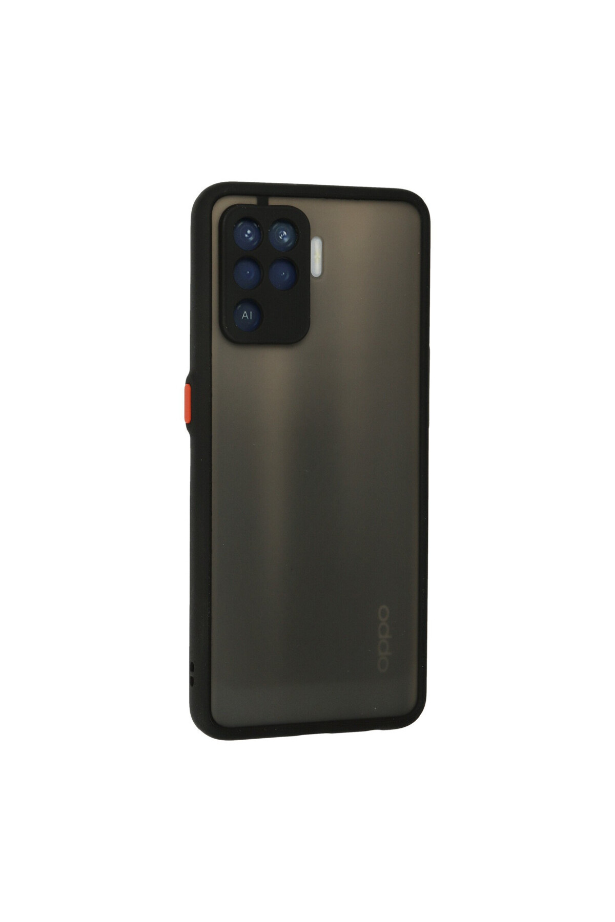Oppo Reno 5 Lite İçin Uyumlu Buzlu Tasarım Renkli Tuş Mat Tasarım Sararmaz Kılıf