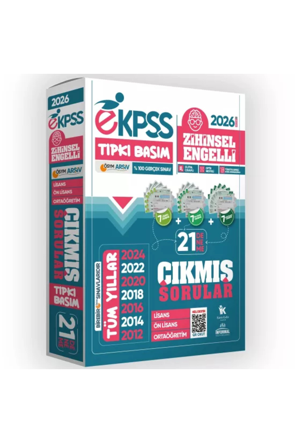 İnformal Yayınları 2026 EKPSS Lisans-Önlisans-Ortaöğretim Zihinsel
