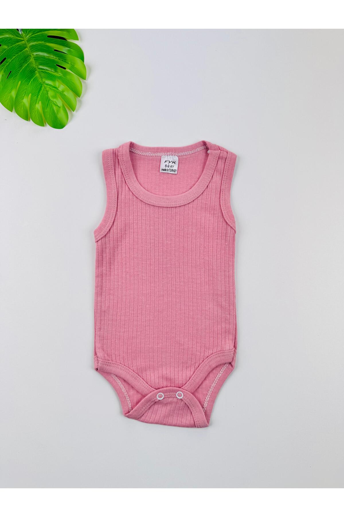 EFU BABY Tekli Fitilli Askılı Bebek Atlet Body Zıbın fotoğrafı 2 (önizleme)