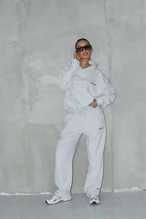 South Coast Kapüşonlu Sweatshirt Ve İnce Kemerli Eşofman Pantolon Takım