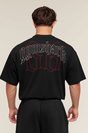 Stylovi GymShark Oversized+ Erkek Kısa Kollu Tişört – Rahat Kalıp, Yumuşak Do...