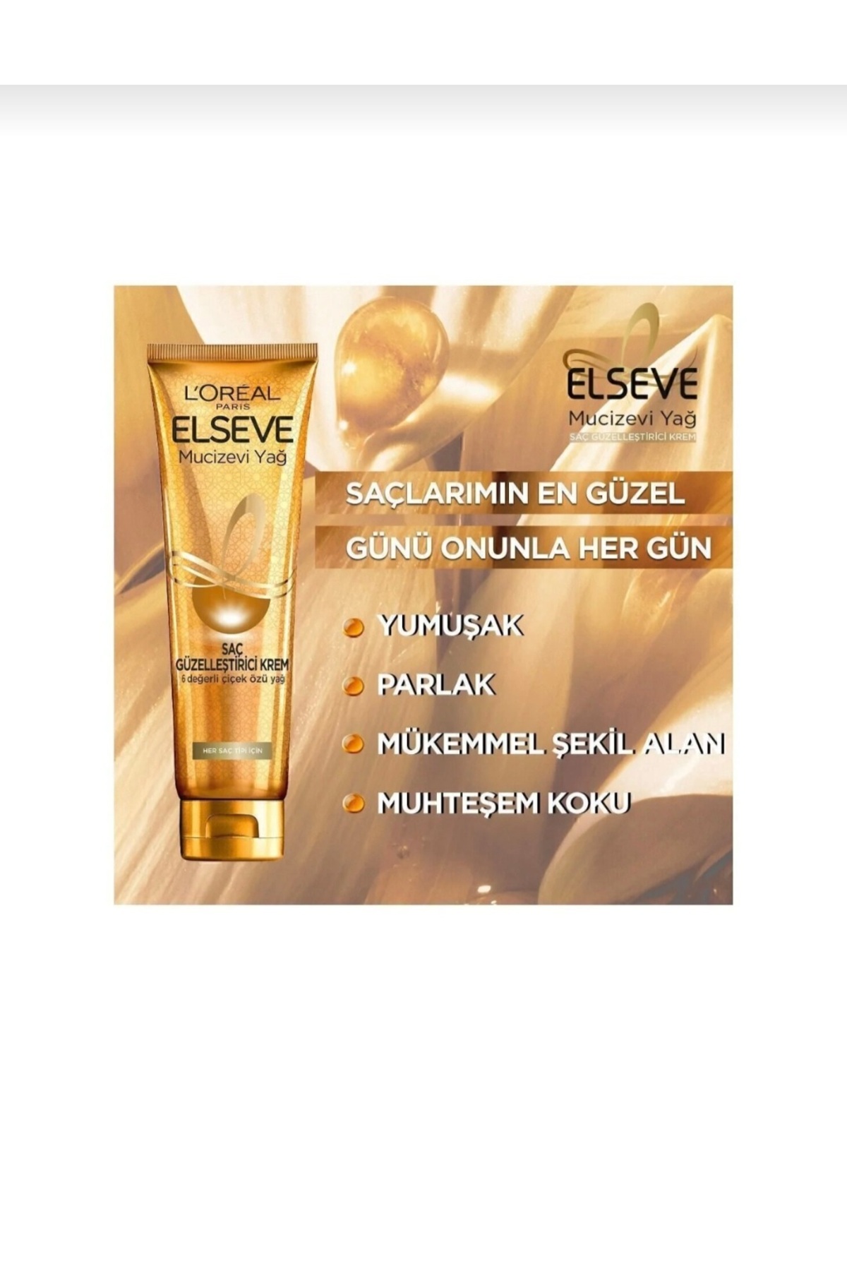 Elseve Besleyici Yağ Kremi 150Ml (Kuru Ve Sert Saçlar)