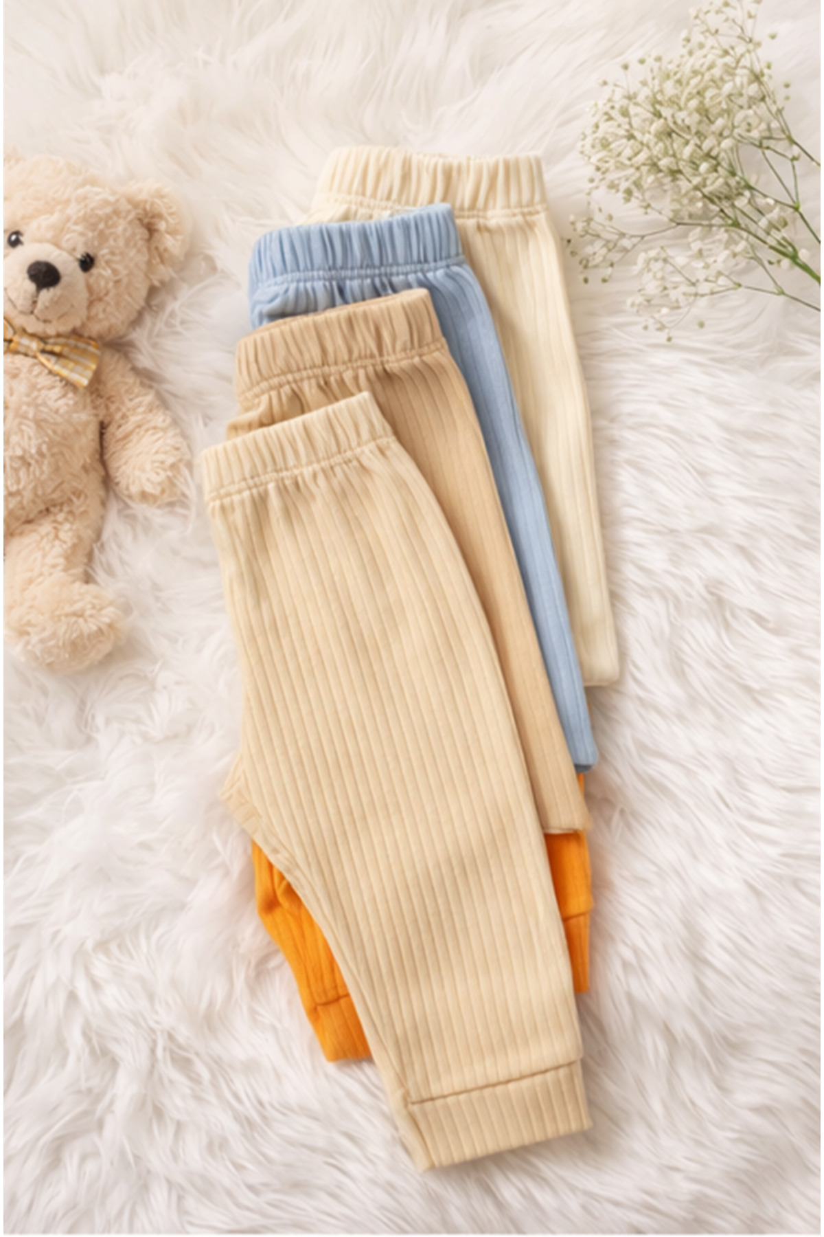 Feyza Bebek 4'lü Pantolon Tayt Kız ErkekTakım fotoğrafı 4 (önizleme)