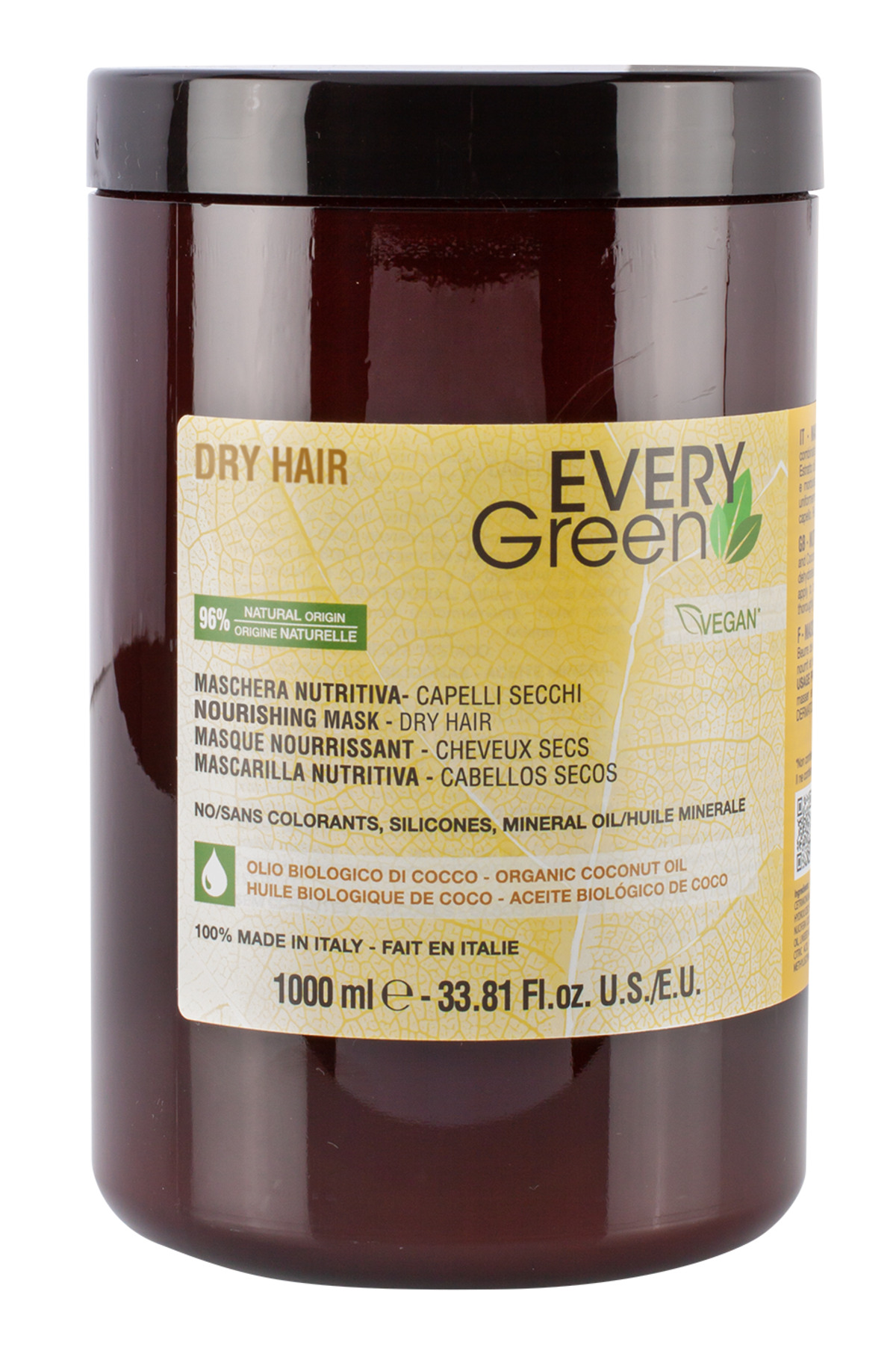 EveryGreen ماسک تغذیه کننده موهای خشک EV مخصوص موهای خشک ۱۰۰۰ میلی لیتر — EVG-DRY-1000