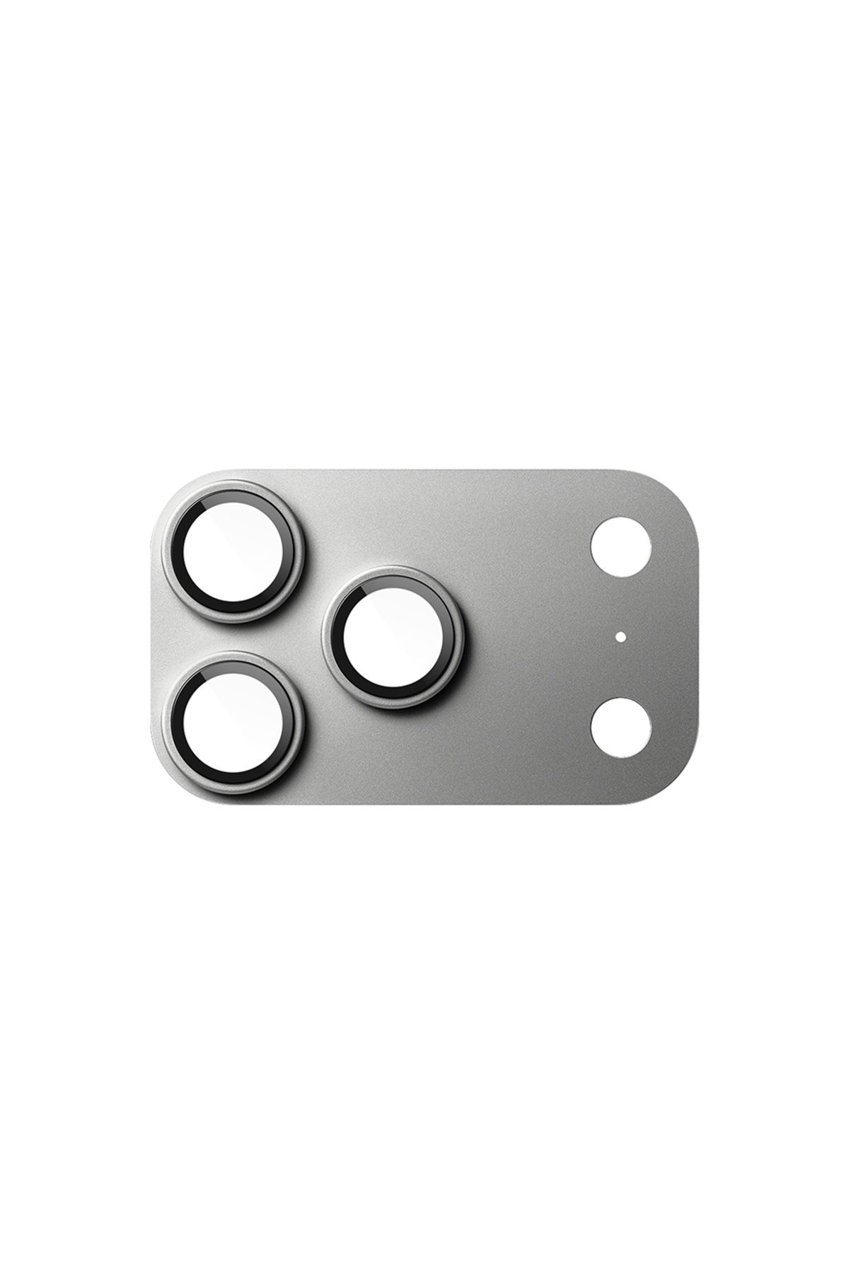 iPhone 17 Pro Uyumlu Wiwu LG-012 Armor Deck Oleofobik Anti Reflective 9H Kamera Lens Koruyucu Gümüş