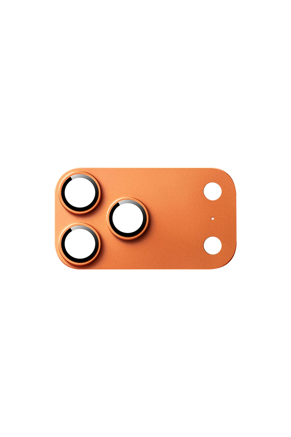 iPhone 17 Pro Uyumlu Wiwu LG-012 Armor Deck Oleofobik Anti Reflective 9H Kamera Lens Koruyucu Turuncu