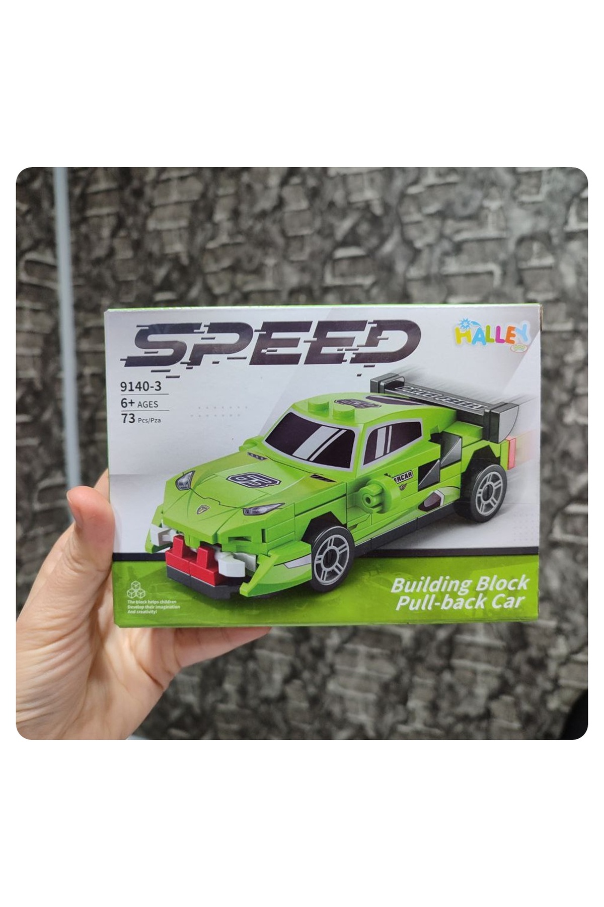 اسباببازی ساخت خودرو سرعت، مدل کششی و رهاسازی، تکتکه