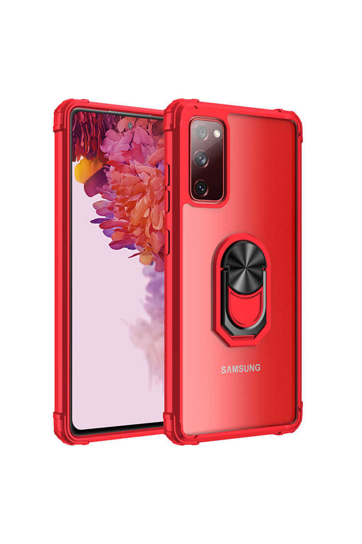 Galaxy S20 FE Uyumlu HRMN Mola Kılıf-Kırmızı
