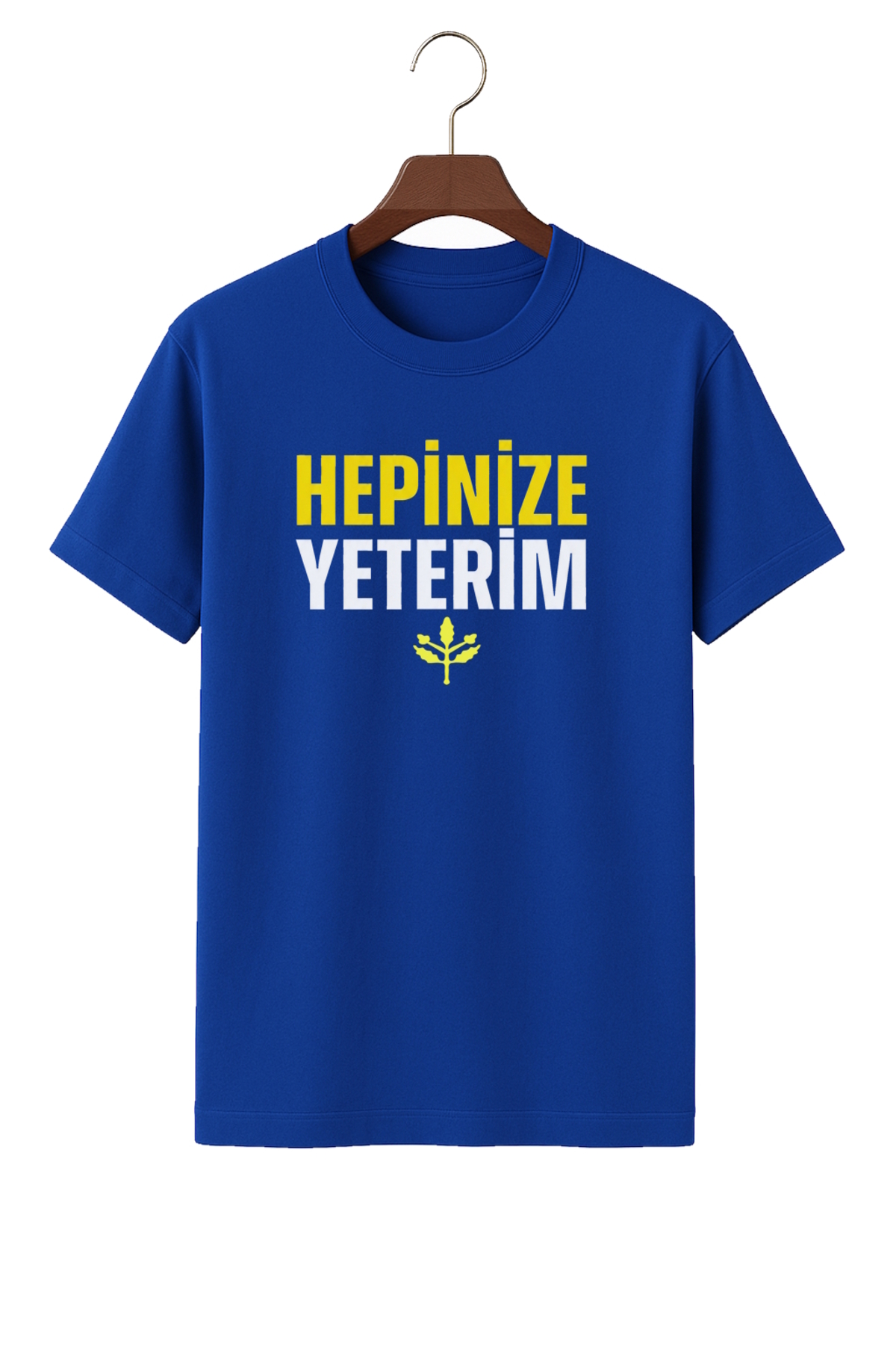 Elvellon  Oversize, Unisex Hepinize Yeterim Fener Tişört - Görsel 4