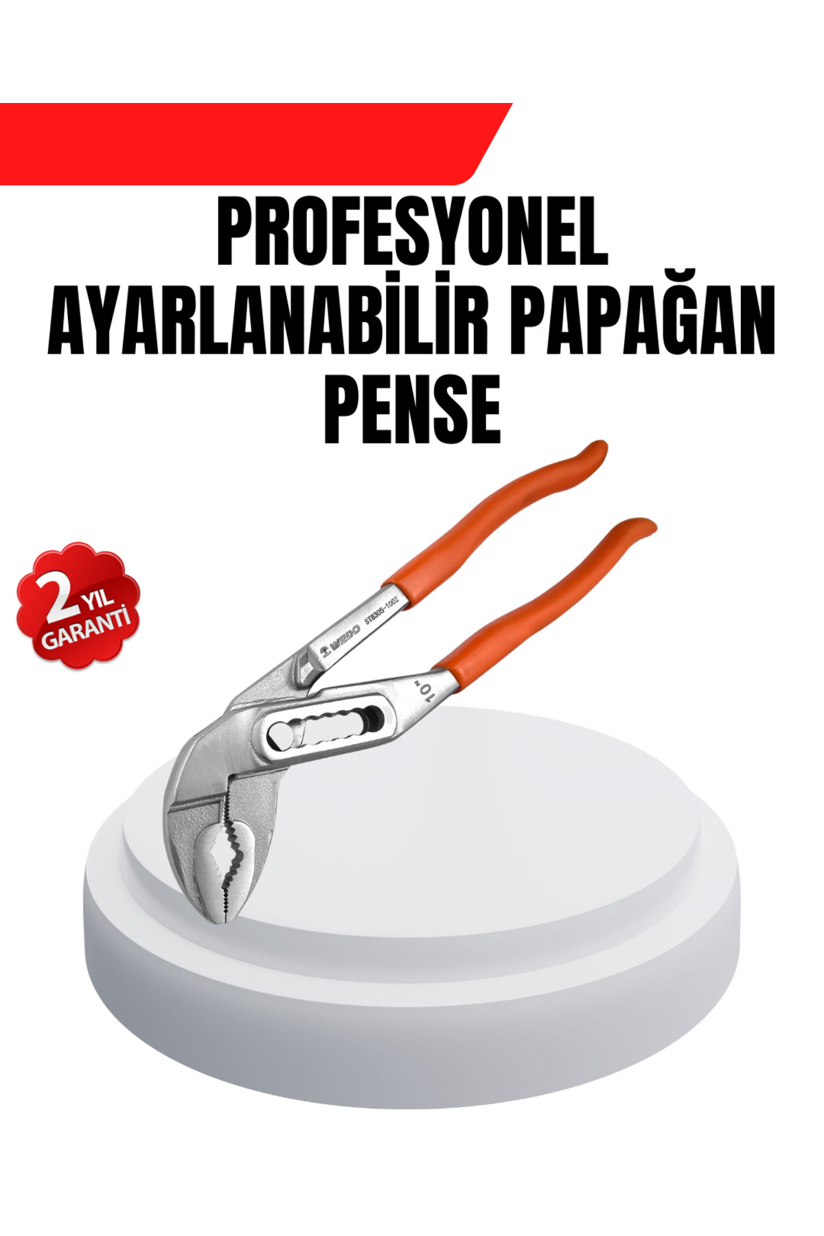 Kanonik Education Ayarlanabilir Kurbağacık Pense Boru Anahtarı Çelik Malzeme