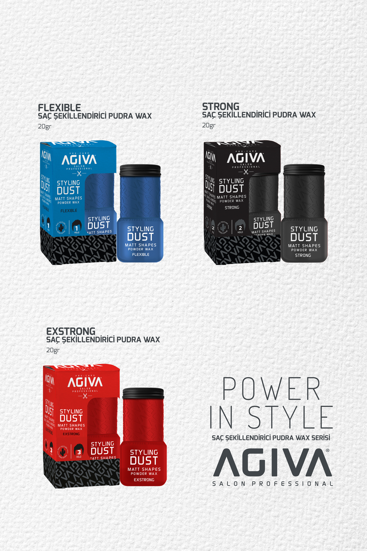 Saç Şekillendirici Pudra Wax Strong-02 Mucize Tarak Hediye — 001-WAX-097 — تصویر 7 از 7