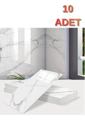 Renkli Duvarlar 10 Adet 30X60 cm Yapışkanlı Mermer Desenli Köpük banyo,tezgah...