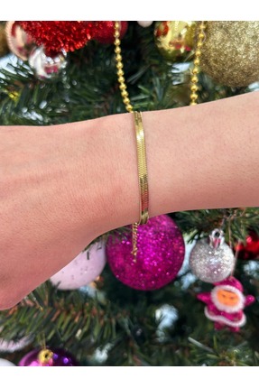 BY YASİN TOPÇU 💛 Düz Yassı Zincir Ayarlanabilir Bileklik 💛