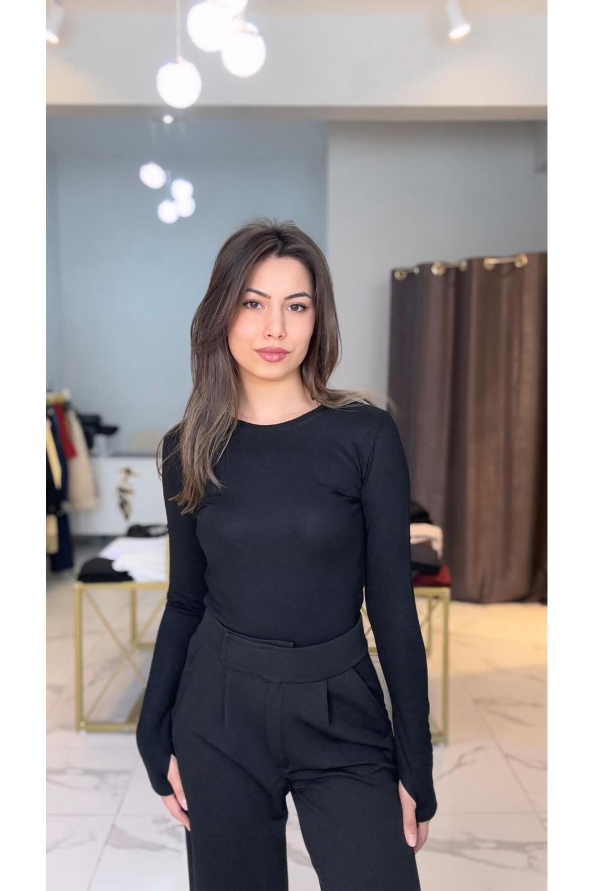 Sevvaltekinboutique Parmak geçirmeli body