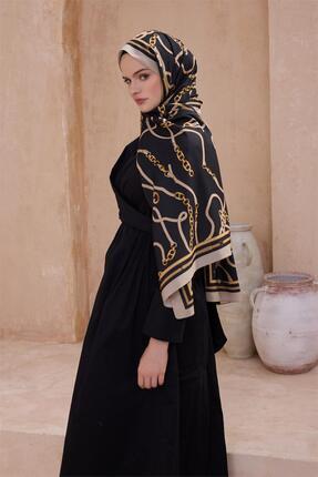 Belli FRESH MODAL SİYAH GOLD ŞAL 5