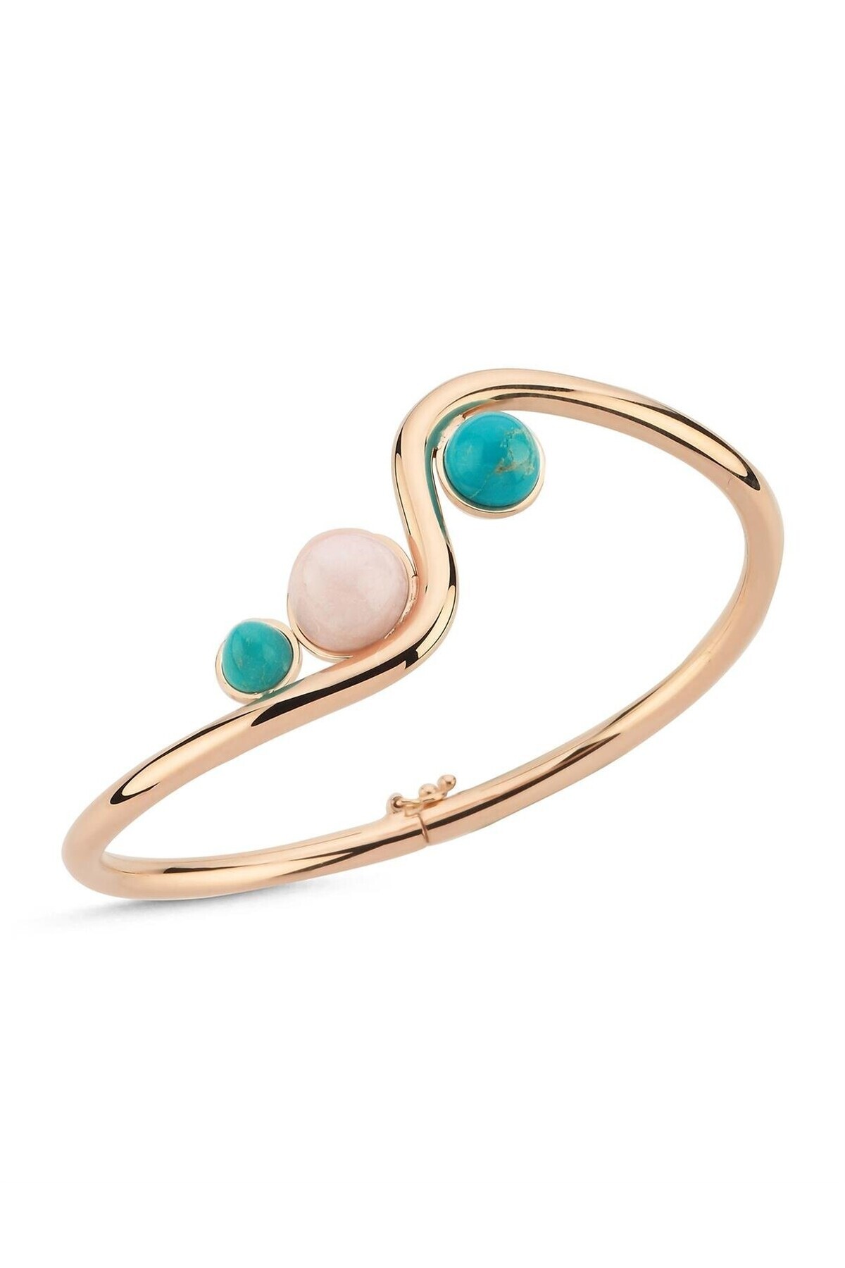 PIRLANT Rose Opal Turkuaz Taşlı Altın Bileklik