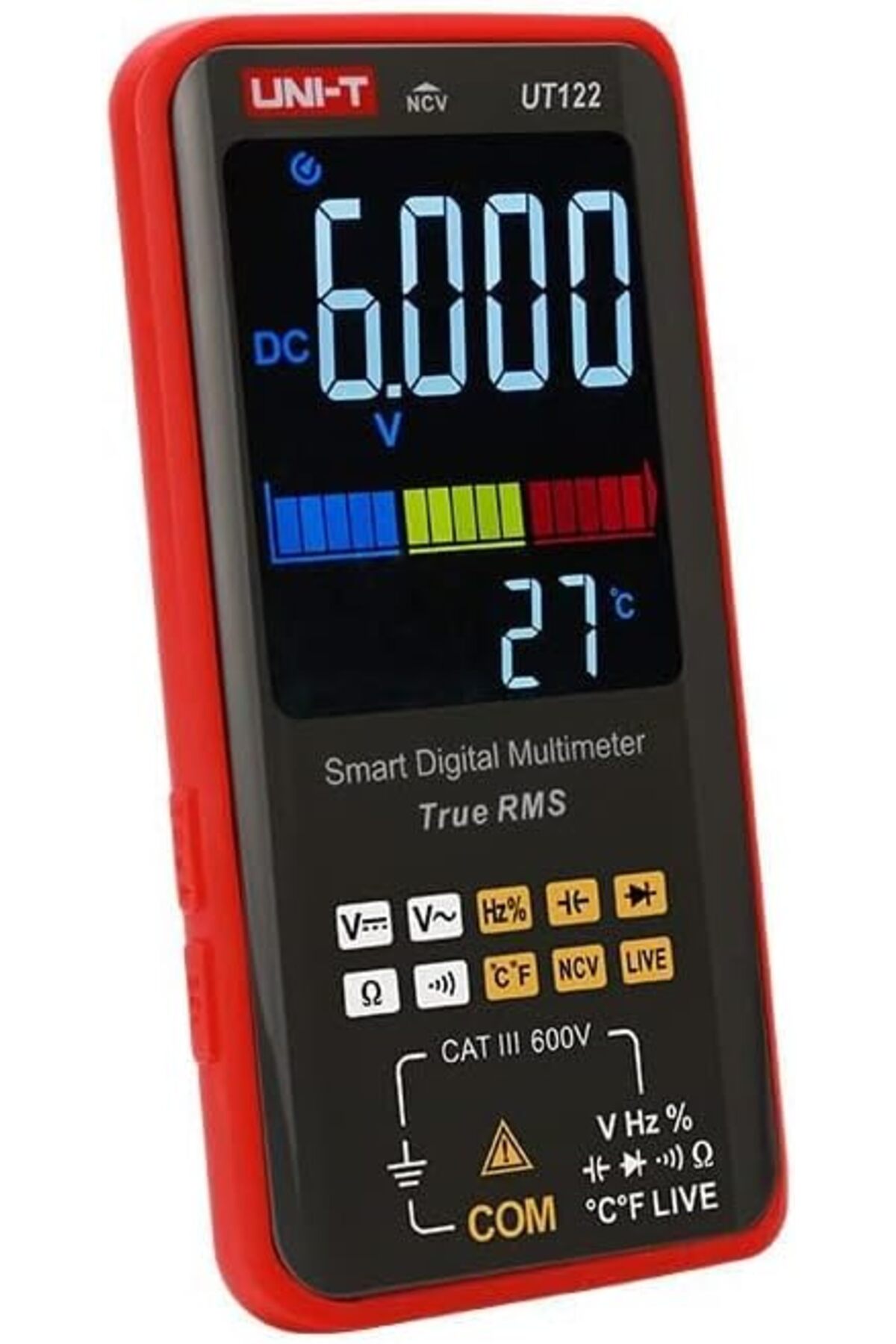 BRF Lendasell UT122/UT121A/B Smart Digital Multimeter RMS Voltage Frequency Dual Display NCV LIVE Auto 6