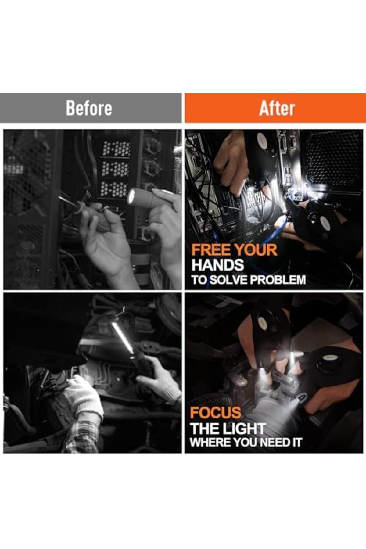 BRF NwoTeknoloji Erkekler için Hediyeler Balıkçılık Aksesuarları LED Eldiven Takvimi Erkek Dolgu 2021 Er