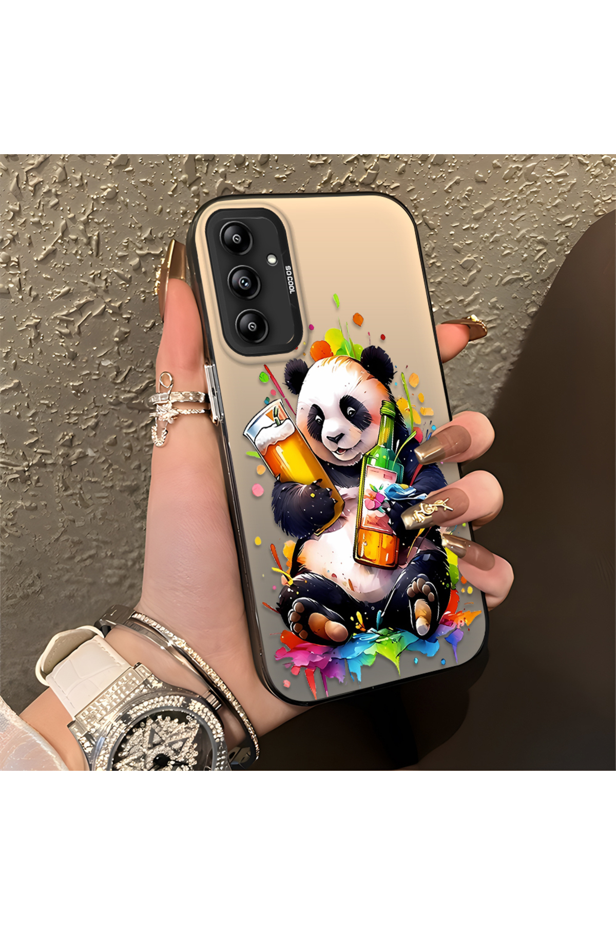 Samsung Galaxy A14 Compatible Case Hard shell Anti Fall Phone Case Panda