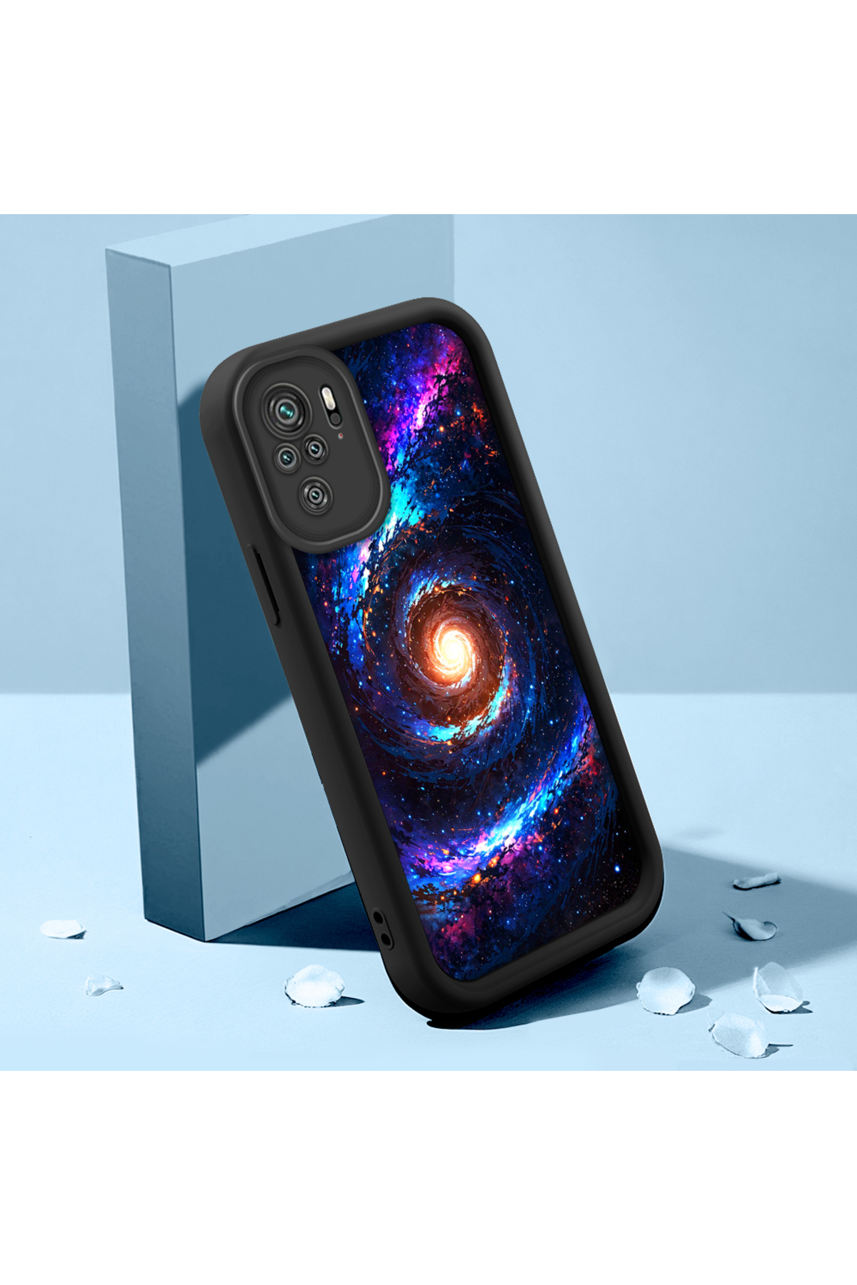 Xiaomi Redmi Note 10S Compatible Soft Silicone Phone Case Anti Falling Heart
