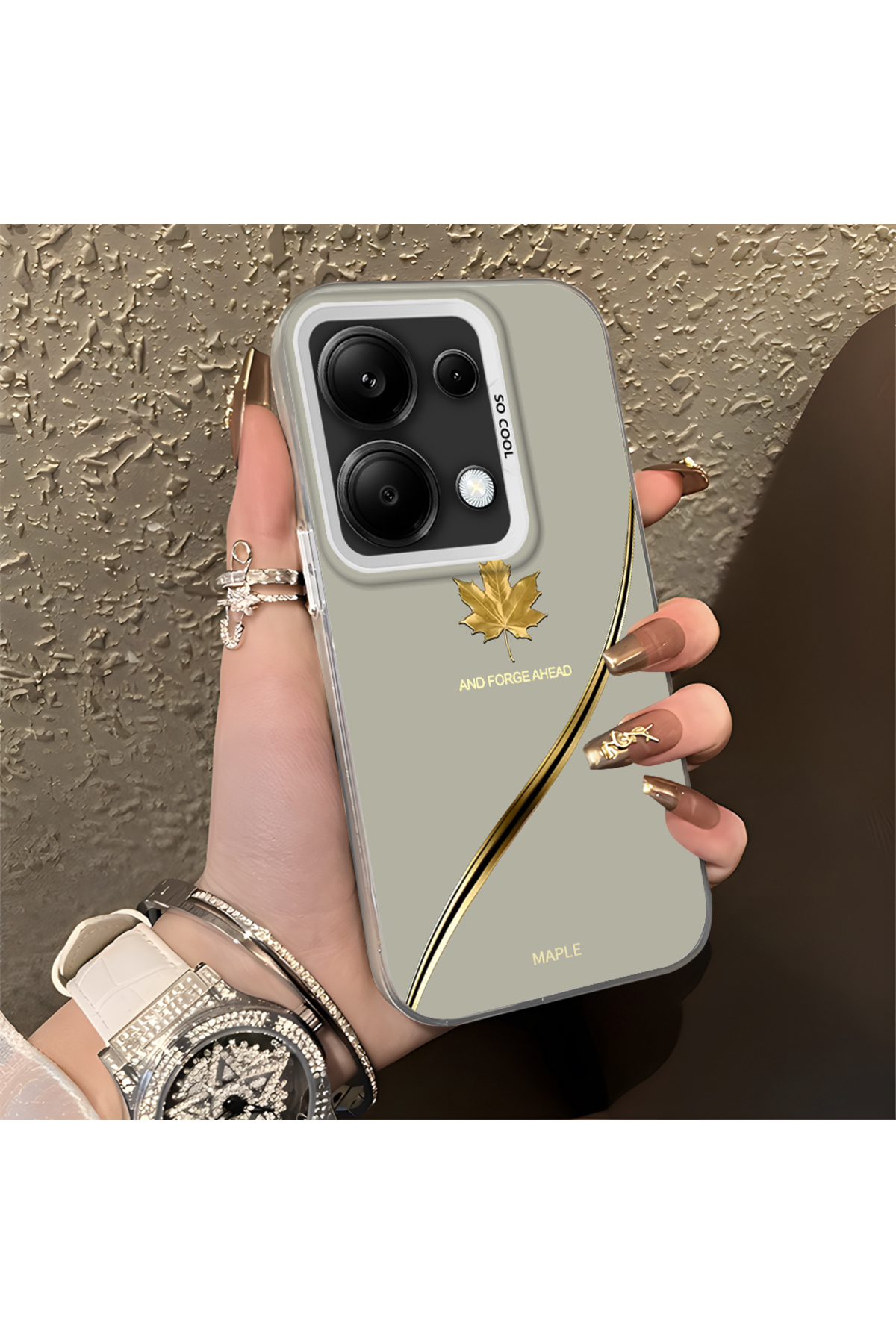 Xiaomi Redmi Note 13 Pro 4G Compatible Case Hard shell Anti Fall Phone Case Apple Pattern
