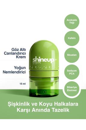 shineup Bye Bye Puffy Yoğun Nemlendiren ve Göz Altı Canlandırıcı Avokado Göz ...