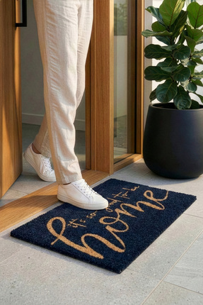 Koza Home Coco Lacivert Kıl Kapı Önü Paspası 40x60 3680