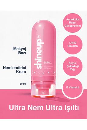 shineup Silky Shine Su Bazlı Ultra Face Yoğun Nemlendirici Krem Aydınlatıcı N...
