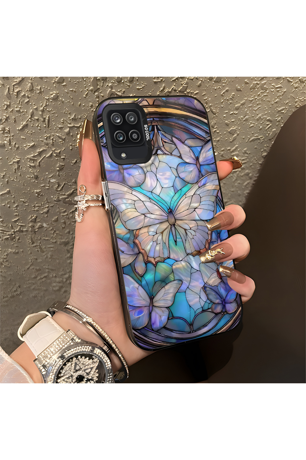 Samsung Galaxy A12/M12 Compatible Case Hard shell Anti Fall Phone Case insect