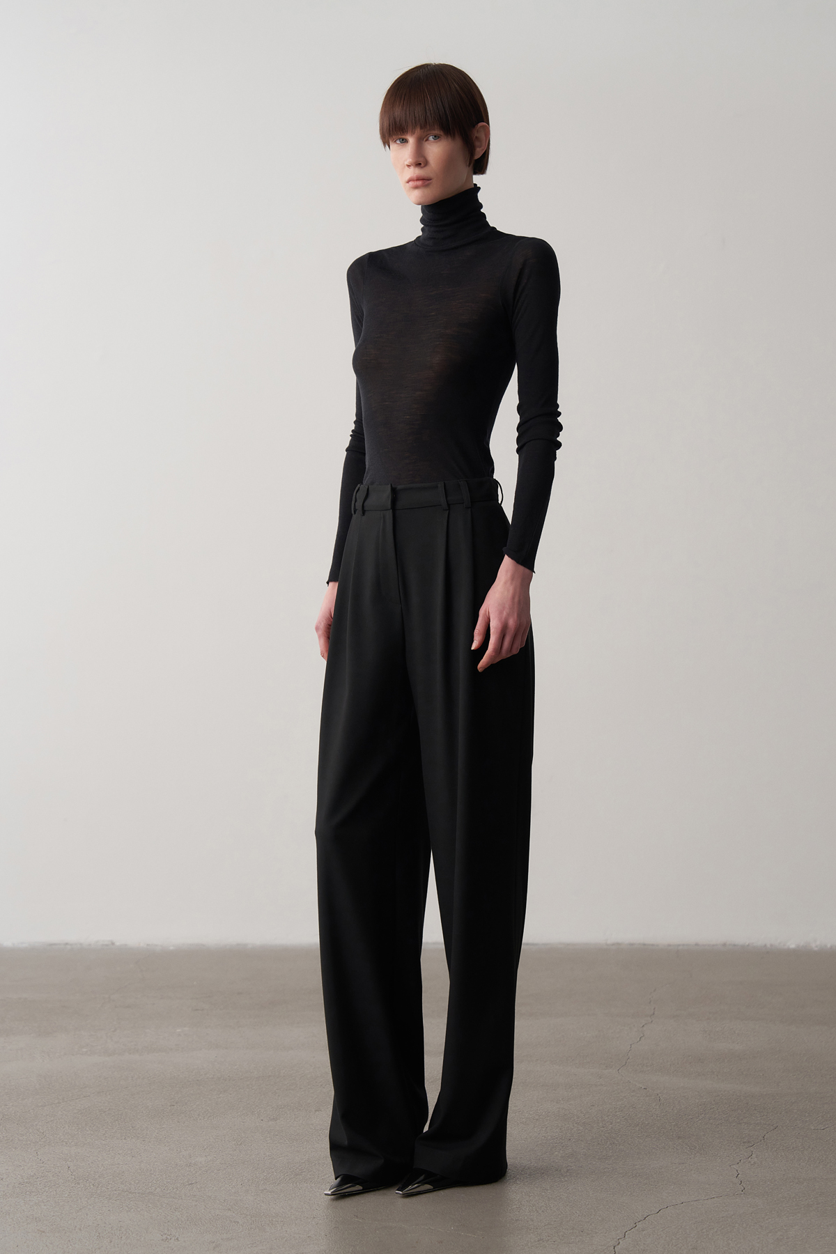 Mathilda Store  Siyah Private Edition Palazzo Pantolon - Görsel 4