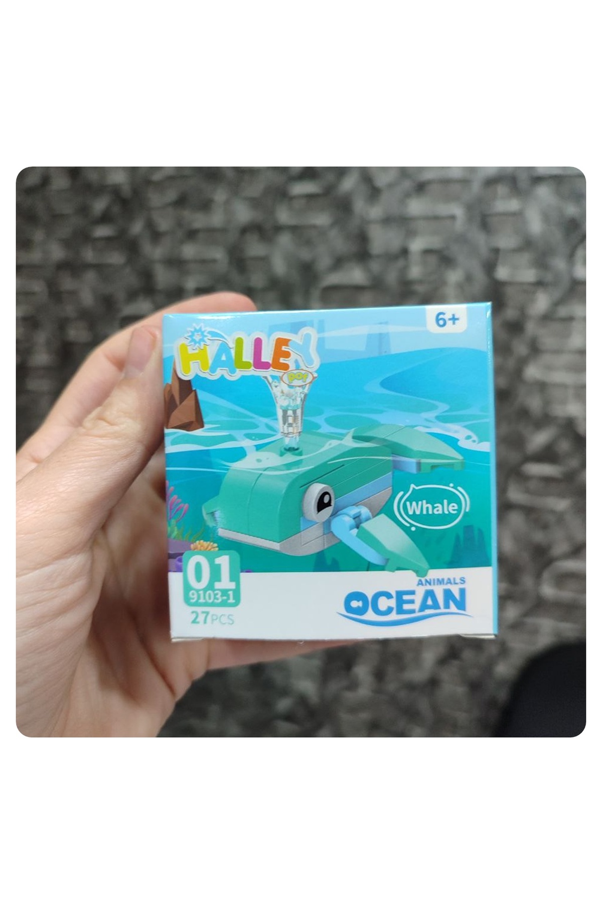 ۱ عدد اسباب‌بازی ساخت فیگور موجودات دریایی اقیانوس