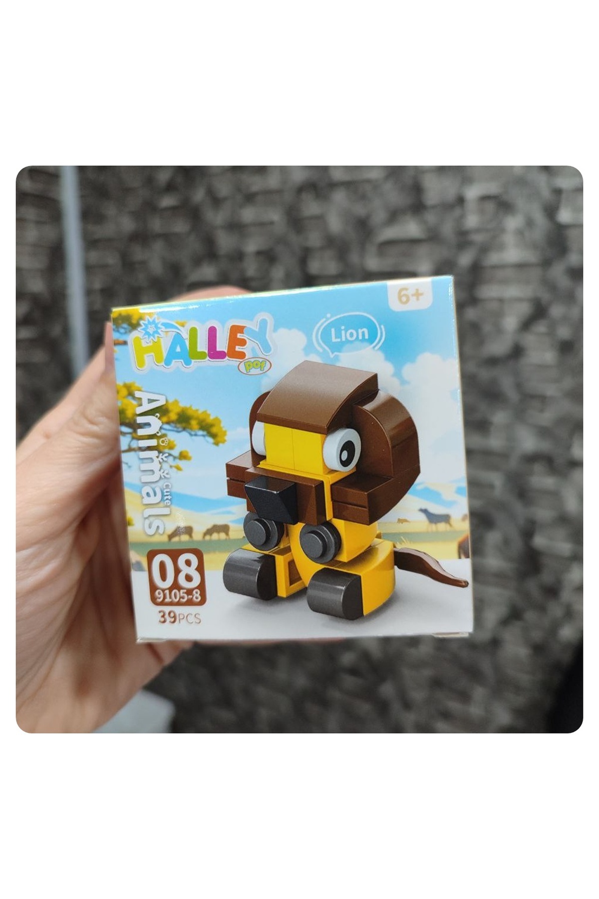 ۱ عدد اسباب‌بازی ساخت‌وساز فیگور حیوانات