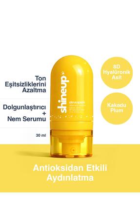 shineup Citrus Spark Aydınlatıcı, Ton Eşitleyici ve 8D Hyalüronik Asit İçeren...