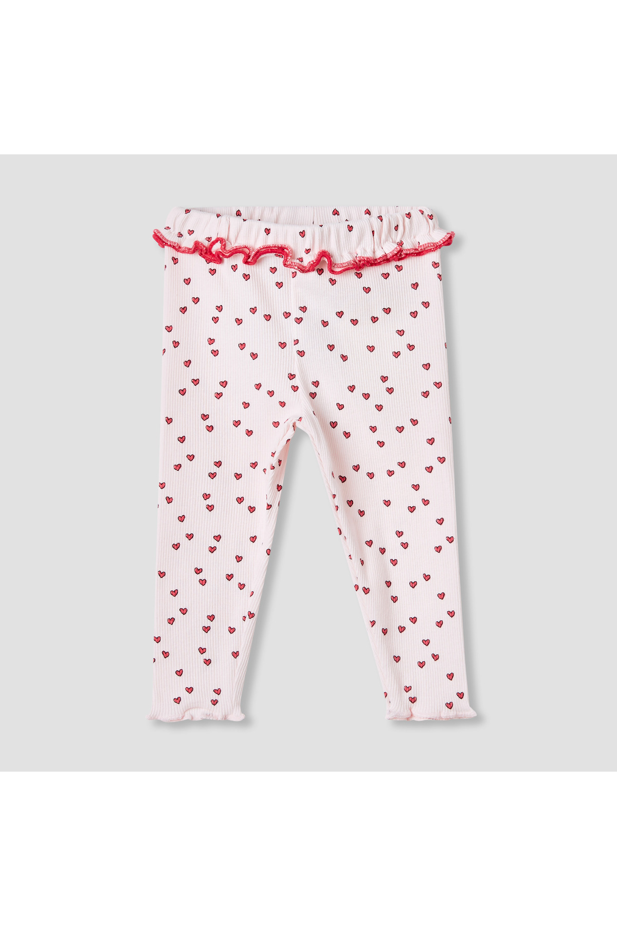 Juniors Heart Print Legging