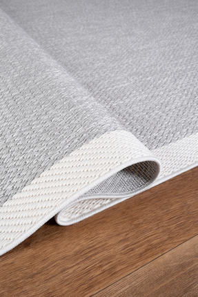 HÜNKAR HALI Roma Dokuma %100 Polyester Sisal İskandinav Tarzda, Kaymaz Tabanl...