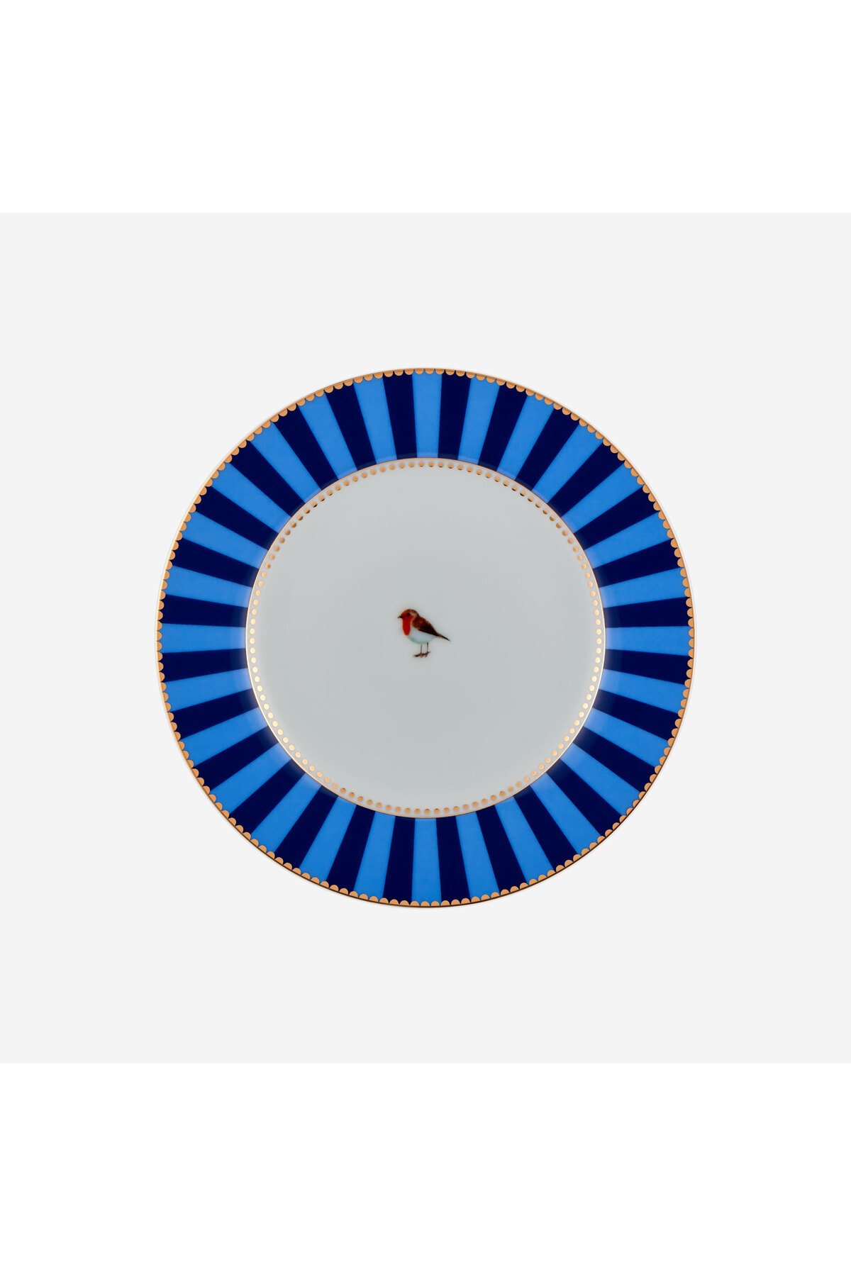 Pip Studio Love Birds Mavi Porselen Pasta Tabağı 17 Cm