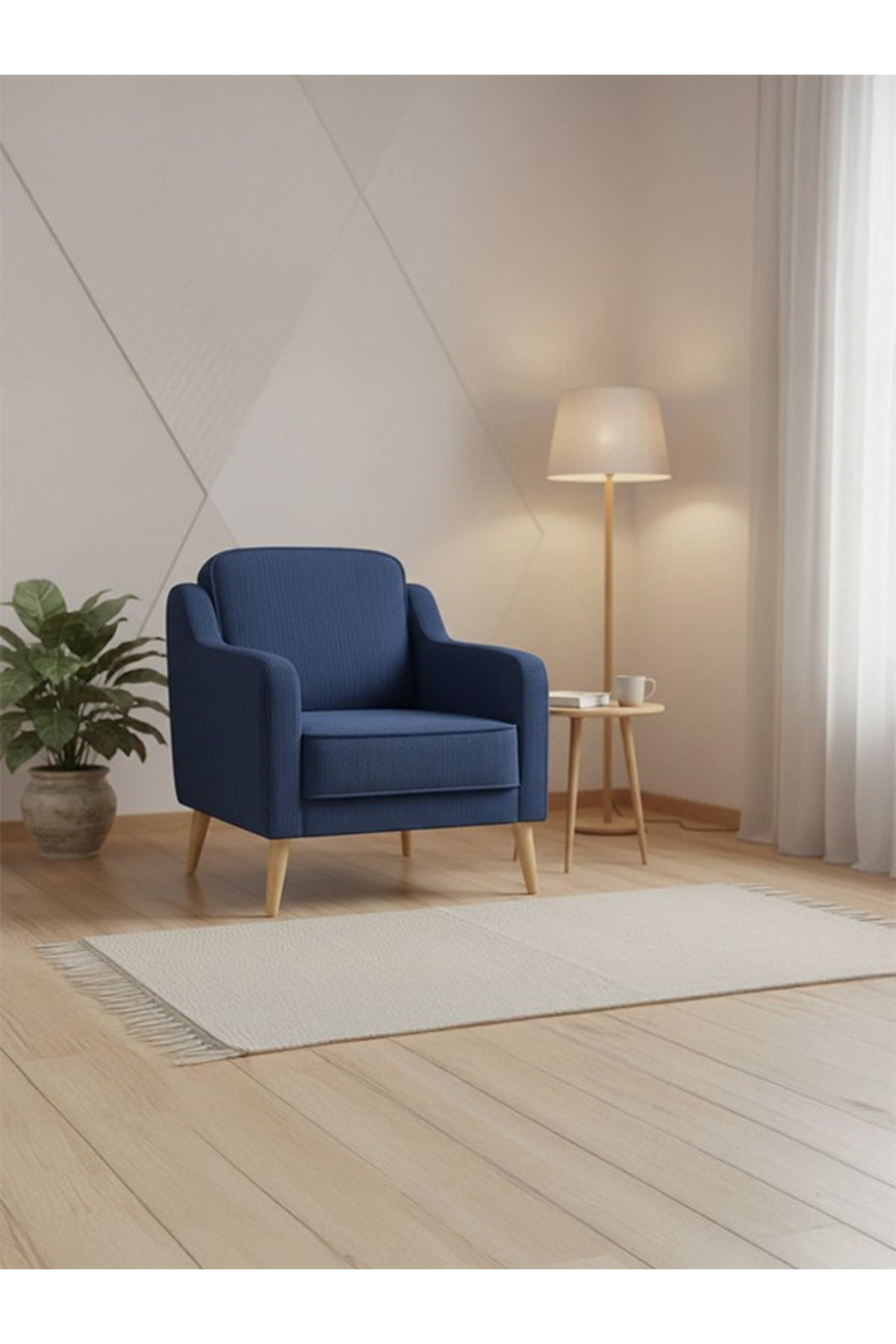 Rolivs Mokka Modüler Berjer - Aletsiz Kurulum Modern ve Minimal