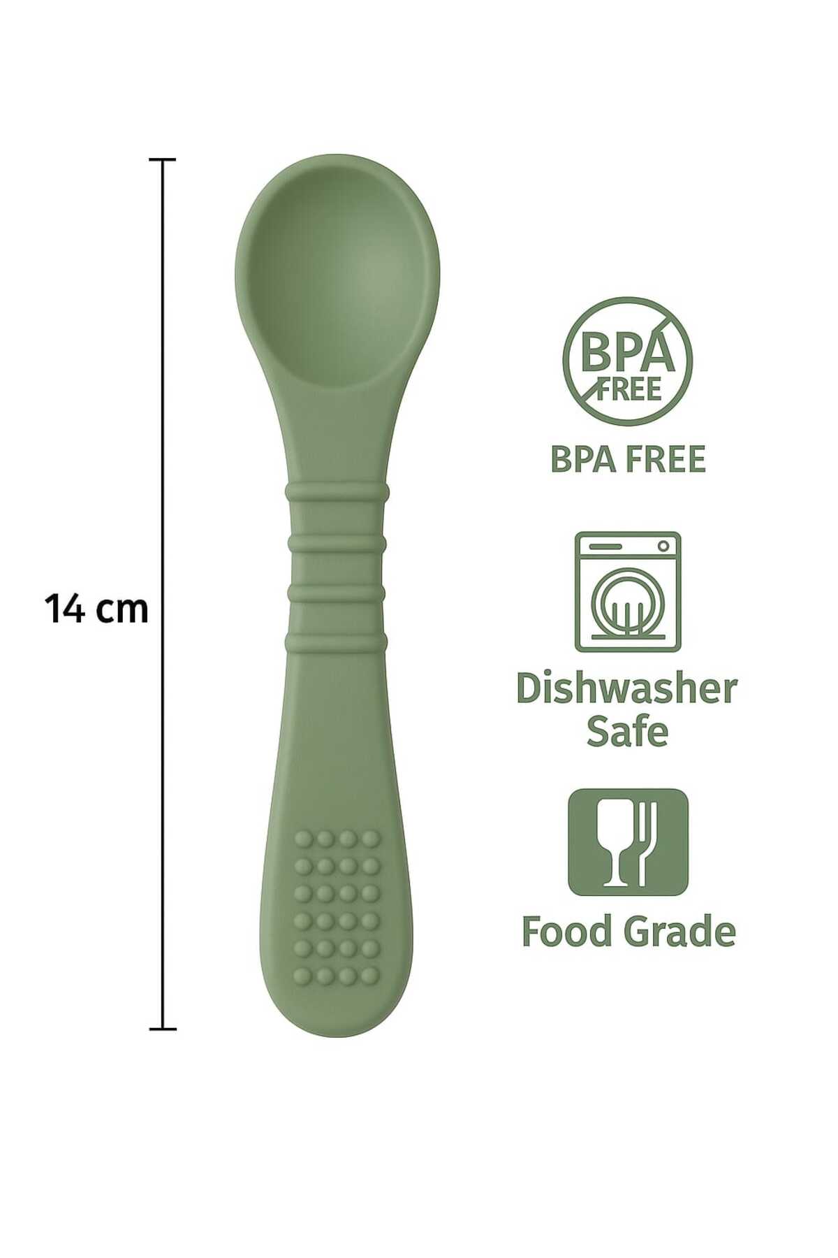 CKM silikon Çok Amaçlı Bebek Dökülme Önleyici Silikon Mama Matı 3’lü Set – Yıkanabilir & Kaymaz Mint Yeşili fotoğrafı 6 (önizleme)