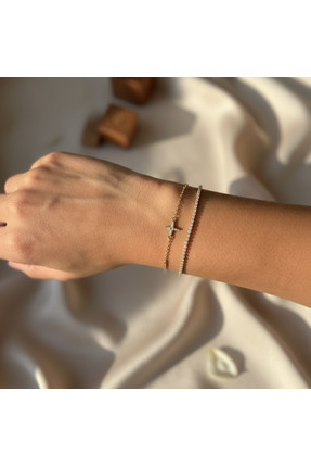 Madame Deco & Takı Madame Gold İnce Zincir Çelik Bileklik – Kararmaz Şık ve Z...