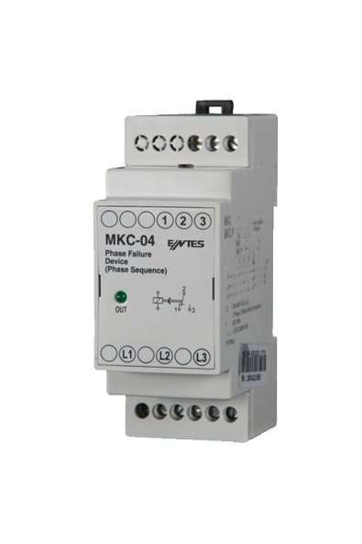 ENTES Mkc-04 Faz Sıralı Motor Koruma Rölesi 380-400 Vac , M0154