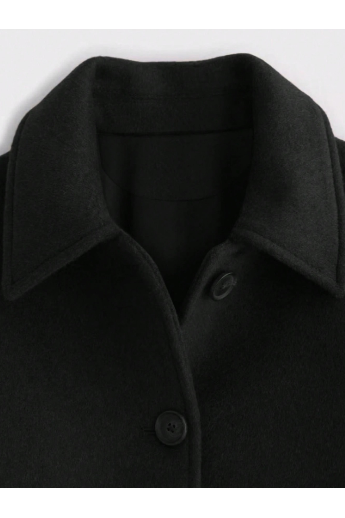 Arfami  Kadın Premium İthal Kaşe Kısa Ceket/Mont - Görsel 6