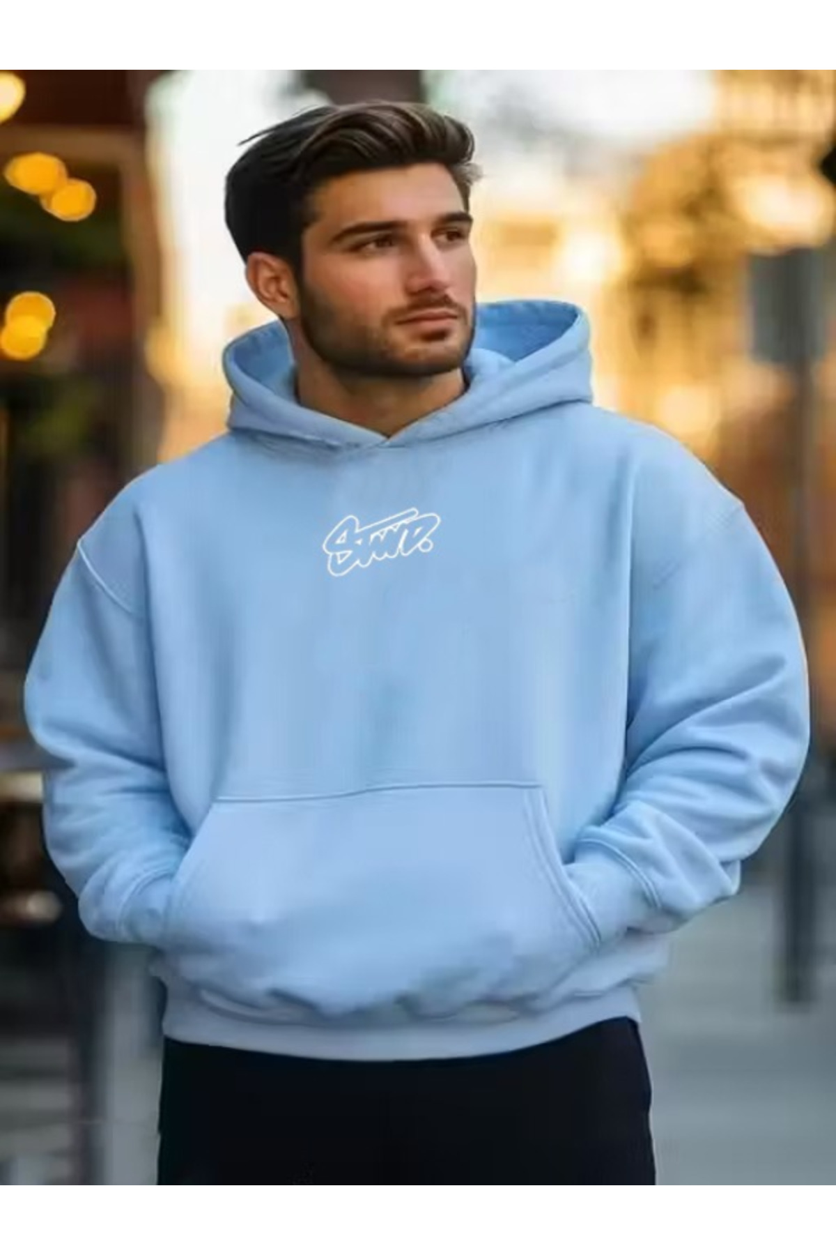 Flaubert  -Unisex baskılı sdx sweatshırt 3iplik kaliteli kumaş oversize kesim - Görsel 3